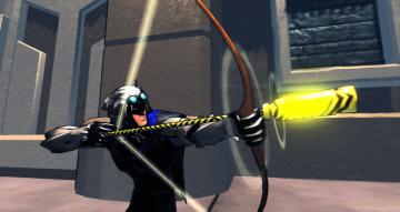 Shadow Wolf charging up a Concussion Arrow